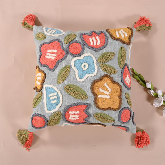 Water embroidered Cushion cover