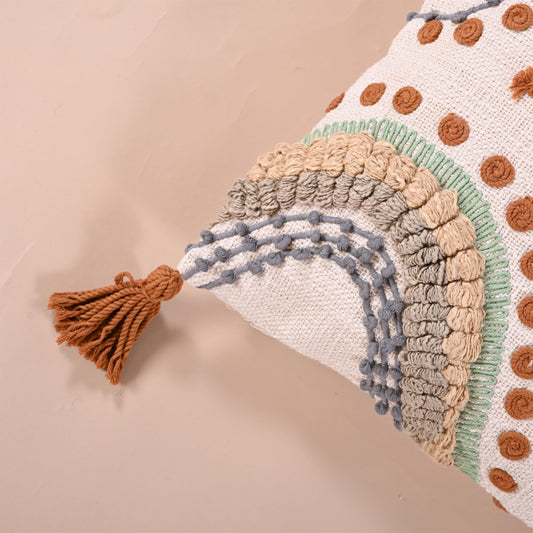 Boho Embroidered Cushion cover