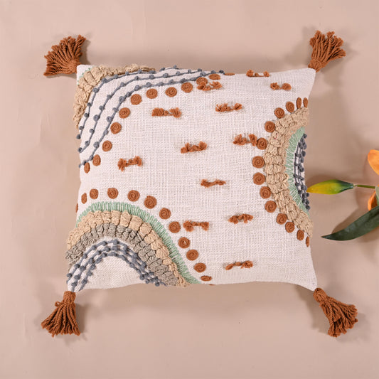 Boho Embroidered Cushion cover