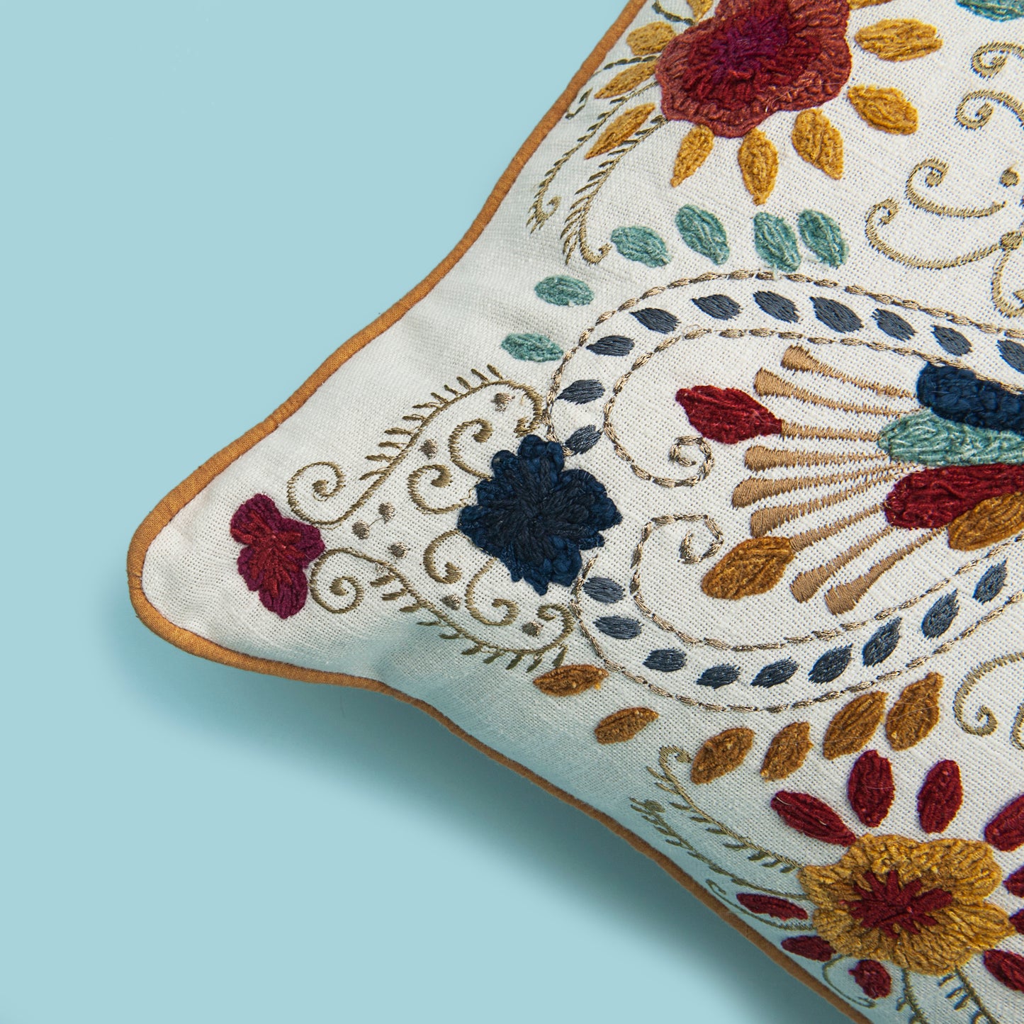 Threaded Elegance Cushion cover