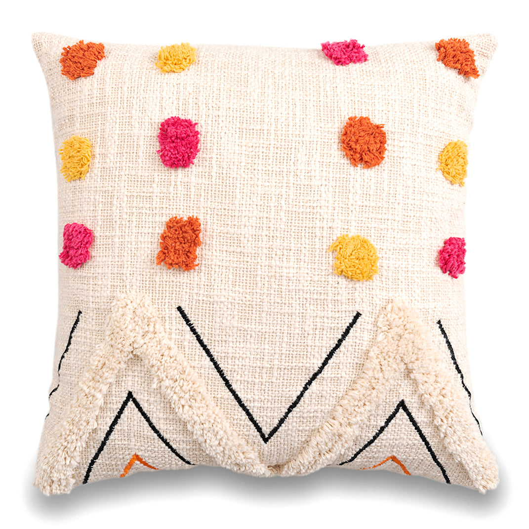 Boho Embroidered Cushion Cover