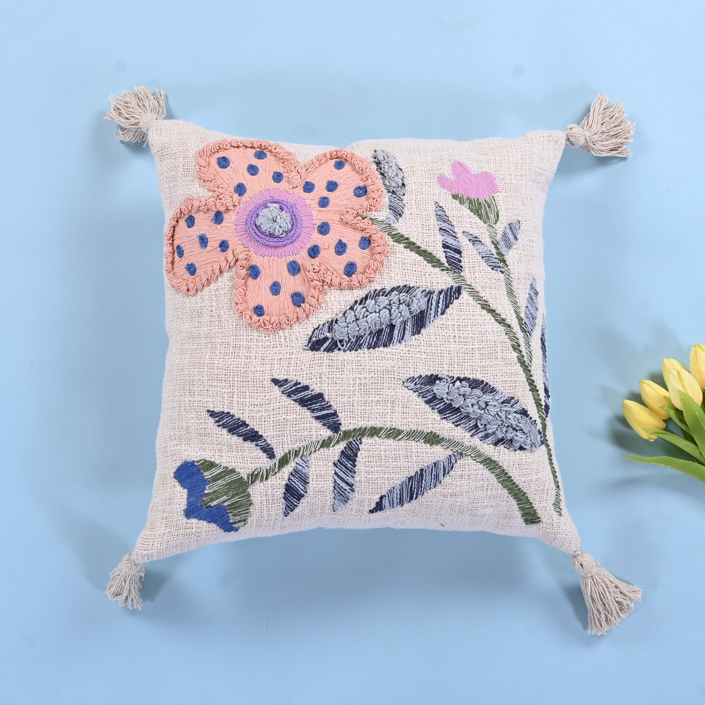 Glow Embroidered Cushion cover