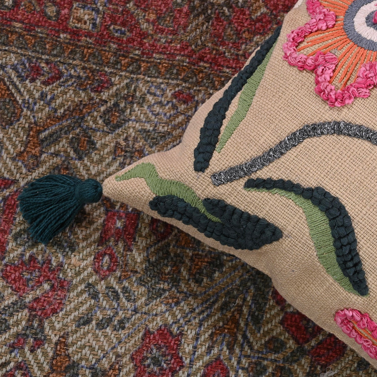 Fine top Embroidered Cushion cover