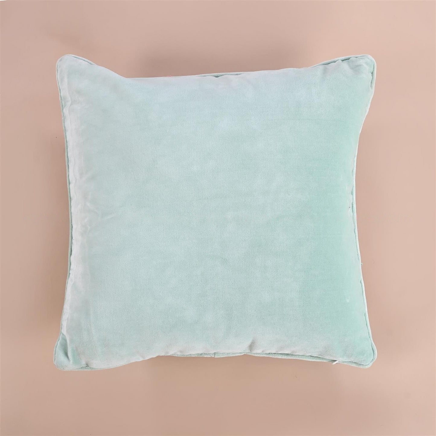 Grey Velvet embroidered cushion cover