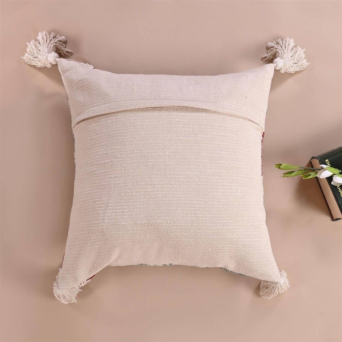 Spring Embroidered cushion cover