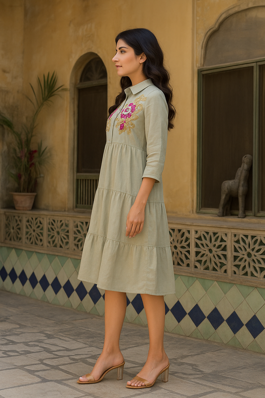 Beautiful handmade embroidery dress