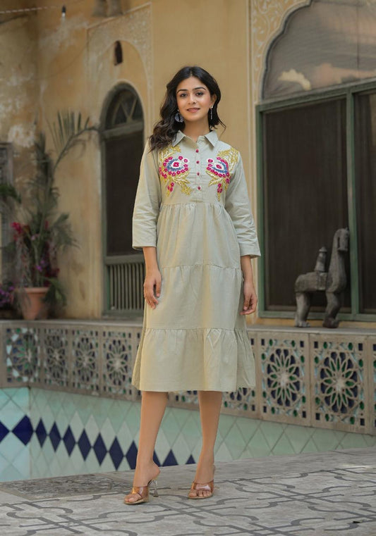 Beautiful handmade embroidery dress